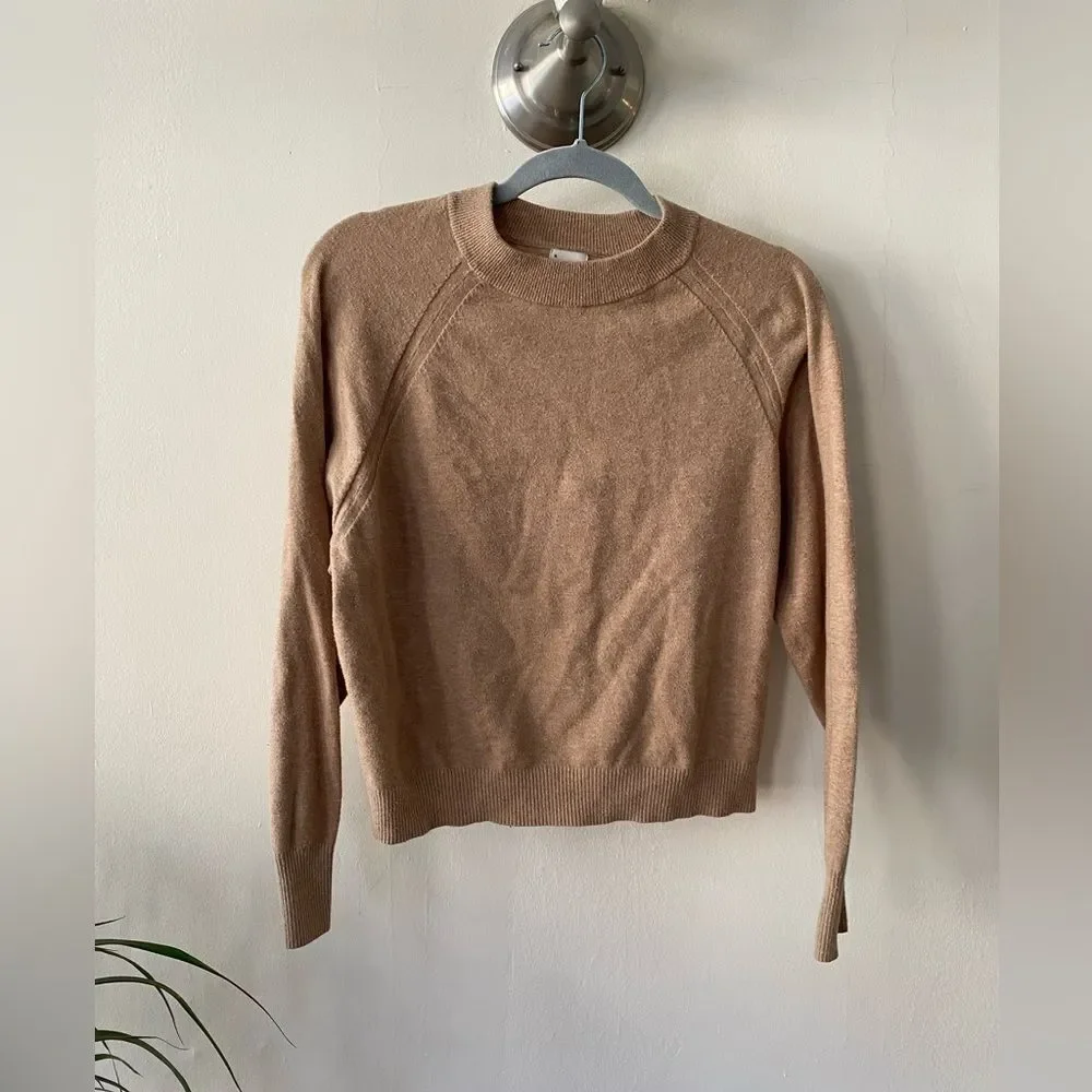 A New Day Light Brown Crewneck Sweater Size Medium